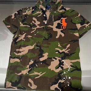 Ralph Lauren Polo came with paint look